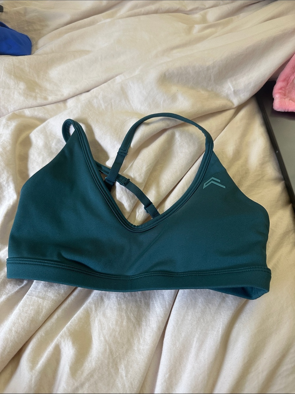 ONER Women’s Strappy Sports Bralette - Teal Green